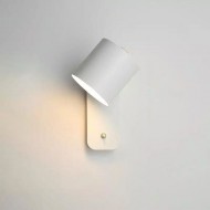 Swivel Cylinder Wall Mounted Night Light For Bedroom S27