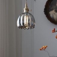 Japońska Lampa Wisząca W Kształcie Kwiatka W Stylu Retro S28