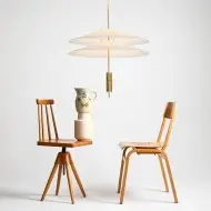 Modern LED Flamingo Taklampa för Matsalen