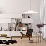 Modern LED Flamingo Taklampa för Matsalen