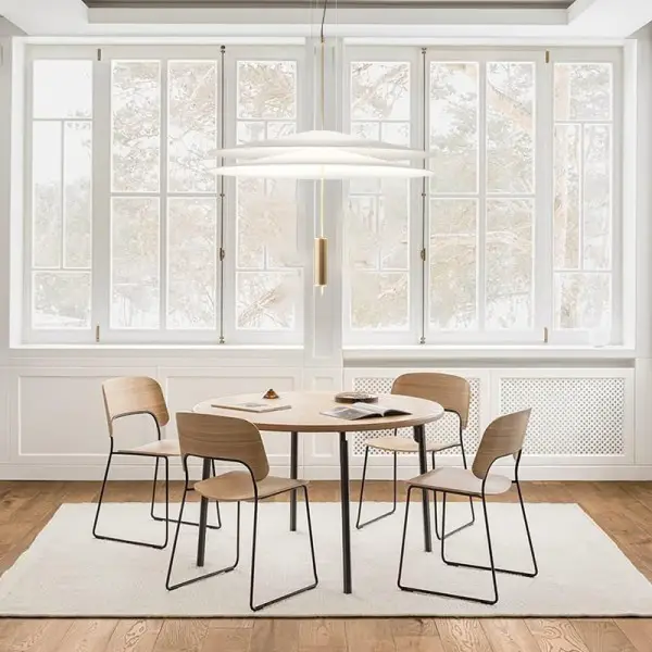 Modern LED Flamingo Taklampa för Matsalen