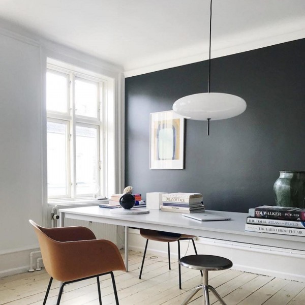 Lampa Wisząca Model 2065 w Kształcie Elipsy