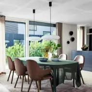 Lampa Wisząca Model 2065 w Kształcie Elipsy