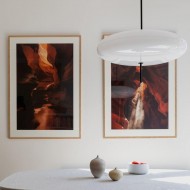 Lampa Wisząca Model 2065 w Kształcie Elipsy