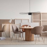 Modern Industrial Straw Hat Pendant Lamp S36