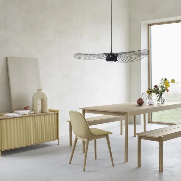 Modern Industrial Straw Hat Pendant Lamp S36