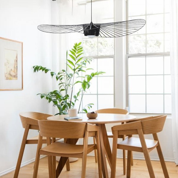 Modern Industrial Straw Hat Pendant Lamp S36