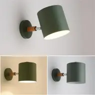 Nordic Macaron Zylinder drehbare Wandleuchte S42