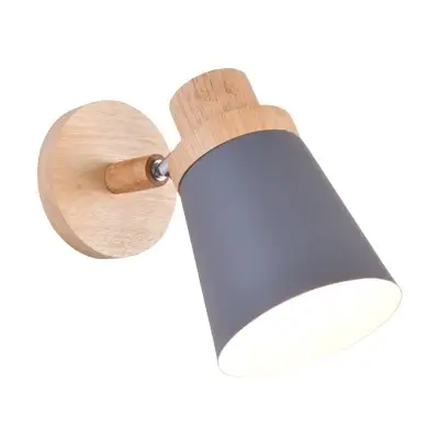 Vridbar Konisk Macaron Vägglampa S43