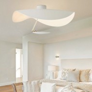 Modern Lederam Manta LED Pendellampa / Taklampa För Sovrum