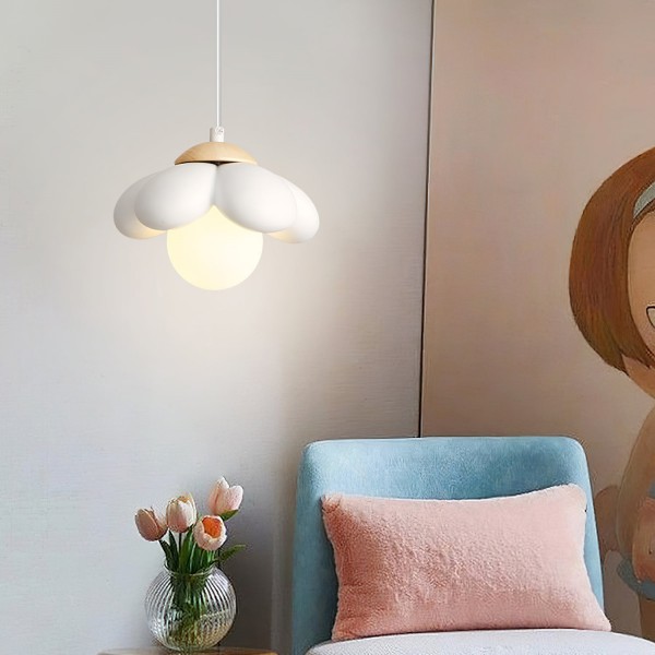 Skandynawski Lampa Żyrandol w Kształcie Kwiatu Do Salonu S46