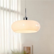 Lampe à suspension en verre Bauhaus nordique S47