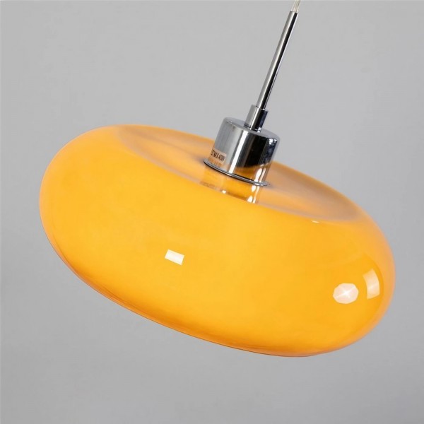 Lampe à suspension en verre Bauhaus nordique S47