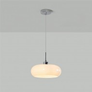 Lampe à suspension en verre Bauhaus nordique S47