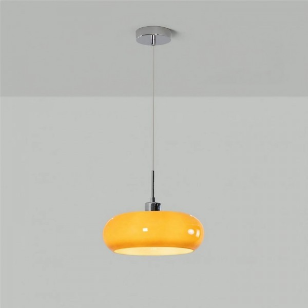 Lampe à suspension en verre Bauhaus nordique S47