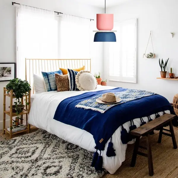 MACRI Lampada a sospensione nordica Color Block per soggiorno