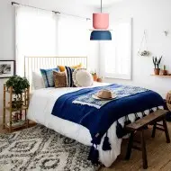 MACRI Lampada a sospensione nordica Color Block per soggiorno