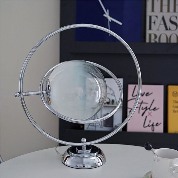Italian Design Glass Planet Rotating Table Lamp S51
