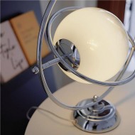 Italian Design Glass Planet Rotating Table Lamp S51