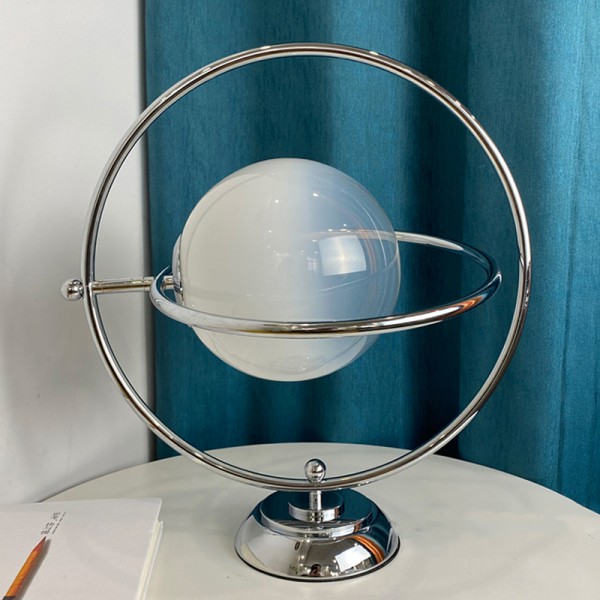 Italian Design Glass Planet Rotating Table Lamp S51