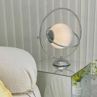 Italian Design Glass Planet Rotating Table Lamp S51