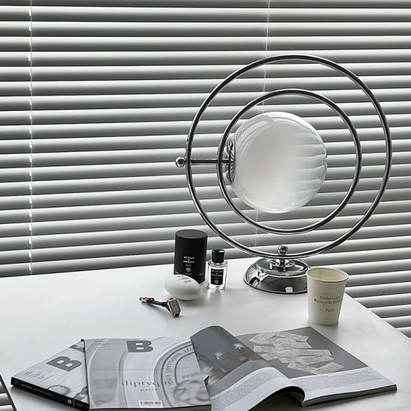 Italian Design Glass Planet Rotating Table Lamp S51