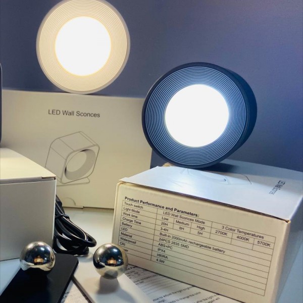 Obracana o 360°Lampa Ścienna Led Do Wnętrz S58