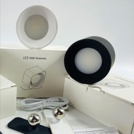 Obracana o 360°Lampa Ścienna Led Do Wnętrz S58