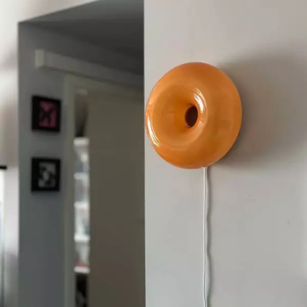 Szklane Lampy Ścienne / Stołowe LED Bauhaus S64