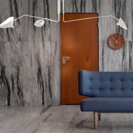 Lampada da soffitto industriale regolabile con braccio multiplo S17