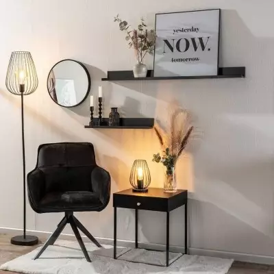 Järn Vintage Country Led Golvlampa S69