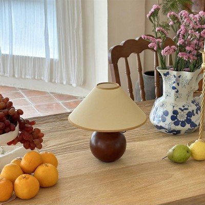 Lampe de table d'ambiance en lin S71