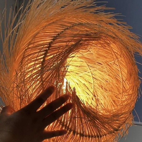 Jollivet Roost Nest Rattan Pendelleuchte S72