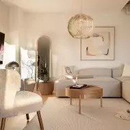 Doyle Orb Rattan-Pendelleuchte S73