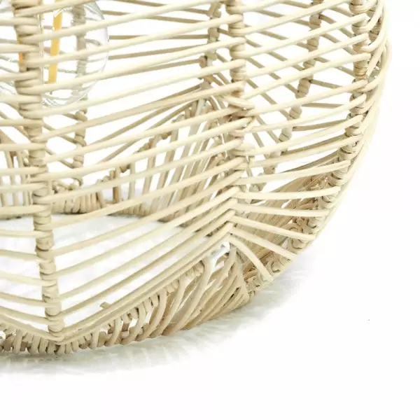 Doyle Orb Rattan-Pendelleuchte S73