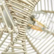 Doyle Orb Rattan-Pendelleuchte S73