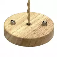 Doyle Orb Rattan-Pendelleuchte S73