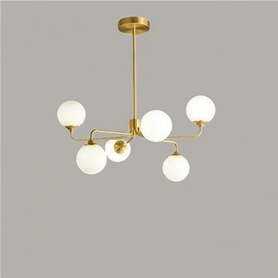 LUXURY Glass Ball Chandelier