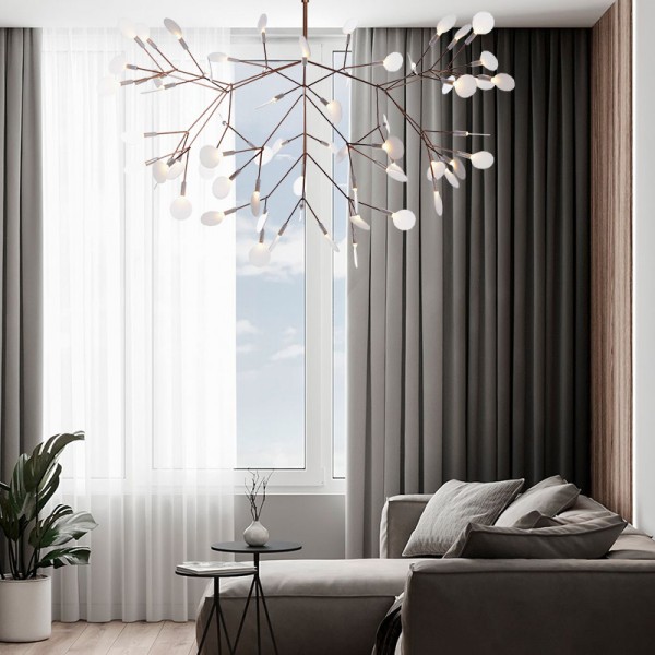 Skandinavisk Heracleum LED Ljuskrona För Vardagsrummet