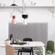 Elegant Alphabeta Pendellampa i levande färger för vardagsrummet S45
