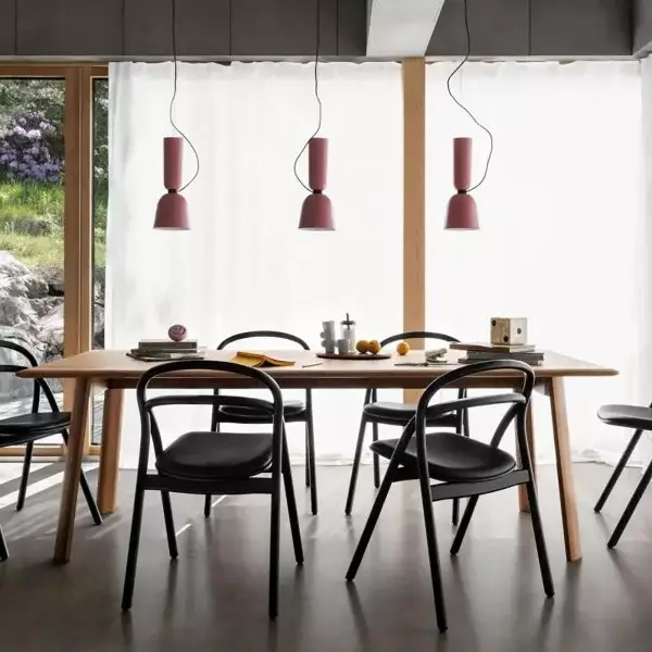 Elegant Alphabeta Pendellampa i levande färger för vardagsrummet S45