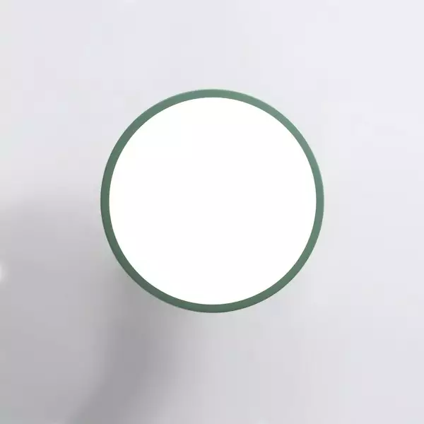 Drewniana Okrągła Lampa Sufitowa Nordic Makaronik S82