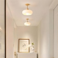 Retro Bauhaus Glass Ceiling Lamp S84