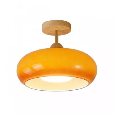 Szklana Lampa Sufitowa W Stylu Retro Bauhaus S84