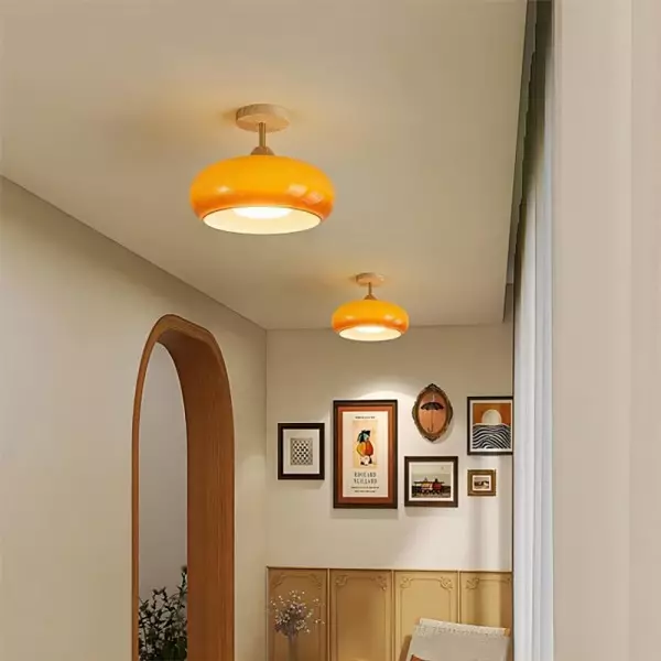 Retro Bauhaus Glass Ceiling Lamp S84