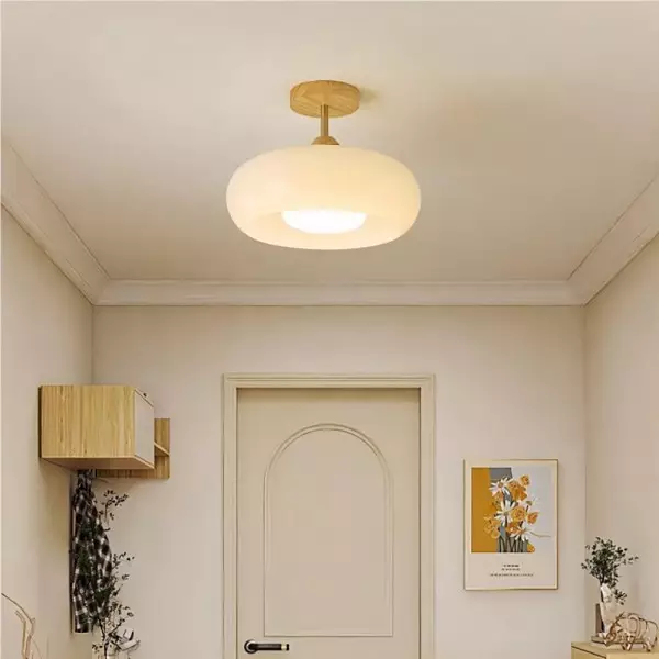 Retro Bauhaus Glass Ceiling Lamp S84