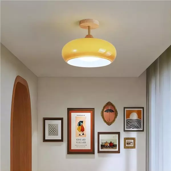Retro Bauhaus Glass Ceiling Lamp S84