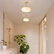 Retro Bauhaus Glass Ceiling Lamp S84