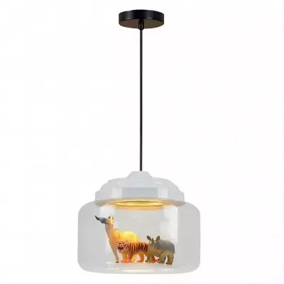 Lampe à suspension en verre Creative Little Zoo S83