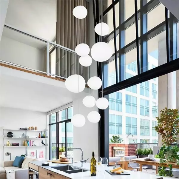Gregg Stone Shape Glass Pendant Light S05